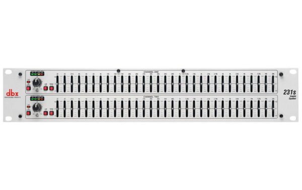 275515 - Mediatech DBX 231s, Graphischer Equalizer 2x 31 Band 1/3 Octave Constant Q Filters kaufen Schweiz | Mediatech.ch