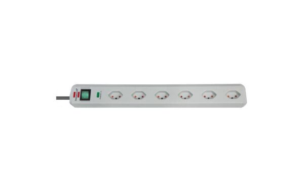 Brennenstuhl Eco-Line Steckdosenleiste sz 6xT13 90°, Überspannungsschutz 13'500A