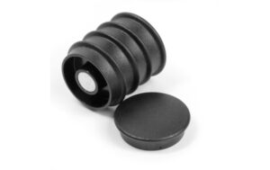 Supermagnet Haftmagnet rund schwarz Haftkraft: ca. 1.5 kg, Inhalt: 5 Stk.