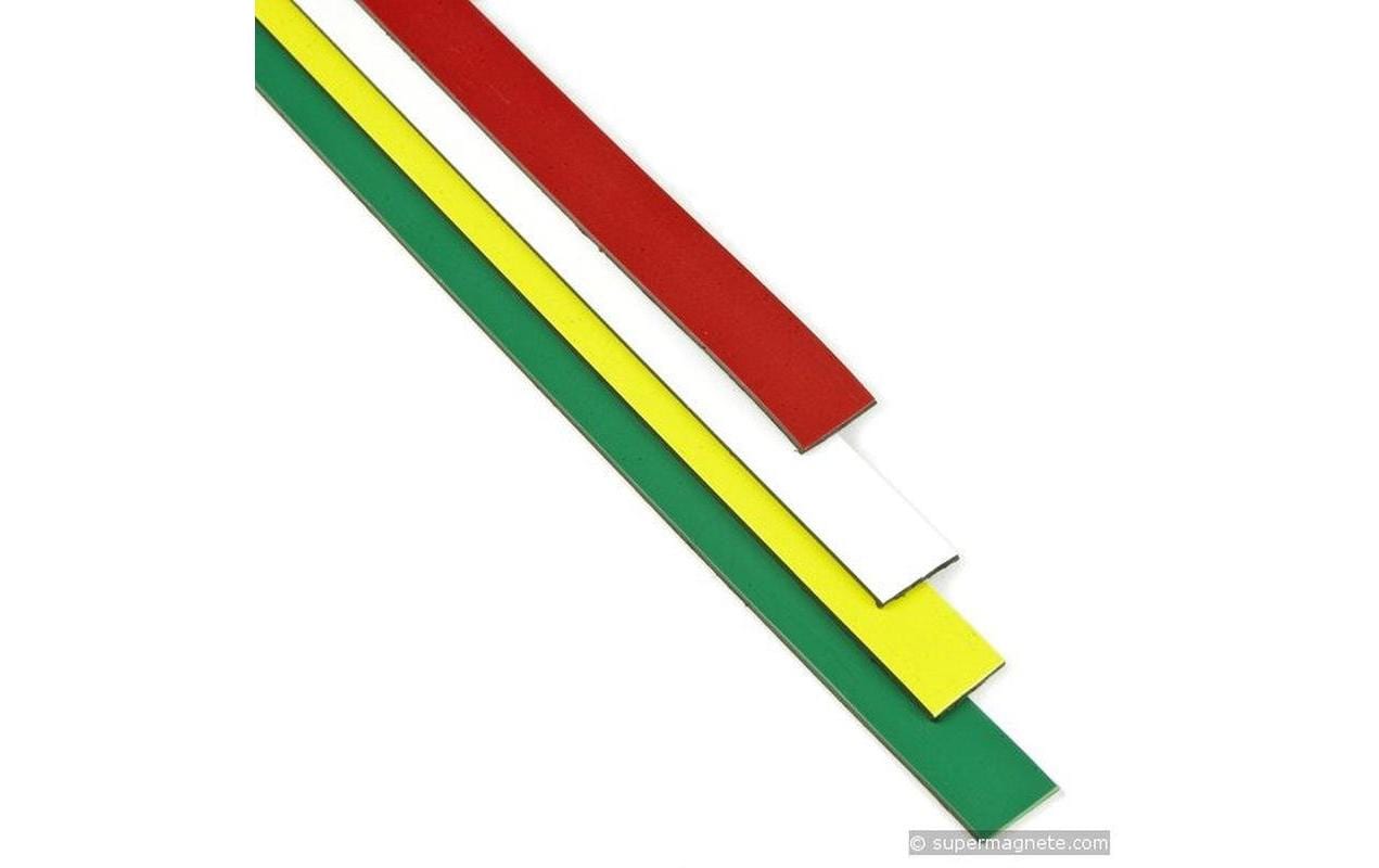 279402_3 - Mediatech Supermagnet Magnetband weiss Breite: 20mm, Länge: 1m