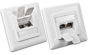 279857 - Mediatech Wirewin RJ-45 Unterputz Datendose, 2-Ports Cat.6 geschirmt, reinweiss kaufen Schweiz | Mediatech.ch