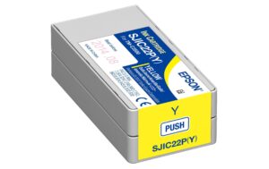 Epson Tintenpatrone SJIC22P yellow, Für TM-C3500, 32,6 ml Inhalt, C33S020604