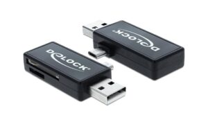 DeLock 91731 Micro USB OTG Card Reader 1x USB-A Stecker, OTG Funktion erforderlich