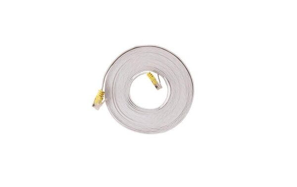 282921 - Mediatech Swisscom HF Kabel CAT6 Ethernet 5m, flach, weiss