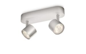283210 - Mediatech Philips MyLiving LED-Spot 56242/48/16 Aluminium, LED 2x4W, 2700K, 15000h, IP20 kaufen Schweiz | Mediatech.ch