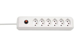Brennenstuhl Swiss-Line Steckdosenleiste 6xT13, ohne Schalter, weiss, 1.5m Kabel kaufen Schweiz | Mediatech.ch