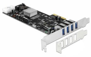 Delock 89365 PCI Express 4x USB 3.0 Quad Channel, inkl. Low Profile Blende kaufen Schweiz | Mediatech.ch
