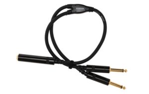 Cordial CFY 0.3 GPP Y-Kabel, 6.3mm - 2x 6.3mm, 0.3m