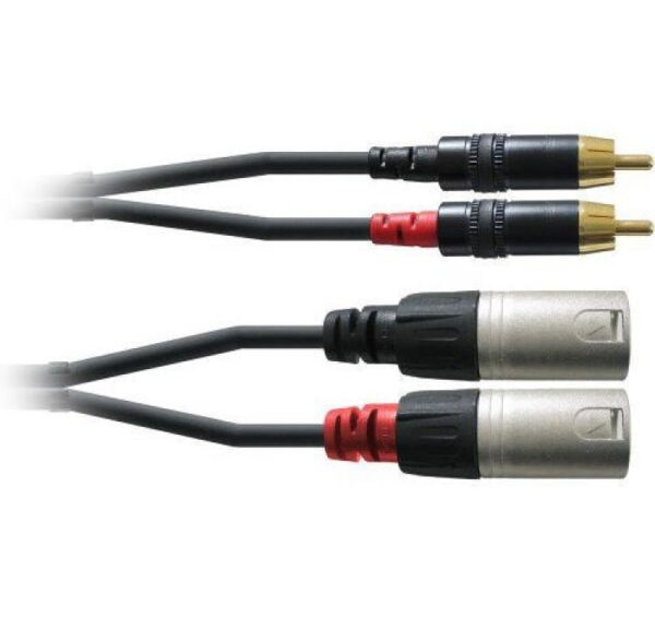 289339 - Mediatech Cordial CFU 6 MC Studiokabel, 2x XLRm - 2x Chinch, 6m kaufen Schweiz | Mediatech.ch