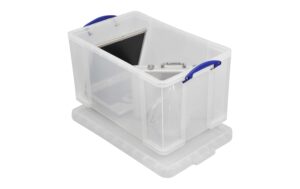 Really Useful Box 84.0 Liter klar Kunststoffbox, 710x440x355