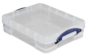 Really Useful Box 11.0 Liter klar Kunststoffbox, 456x356x120