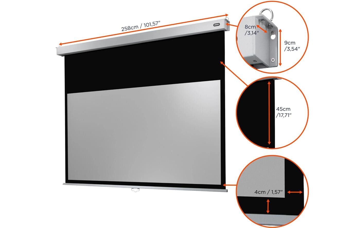 293413_1 - Mediatech Celexon, Rollo Professional Plus, 16:9 manuell, 240x135cm