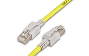 Wirewin Cat.6A LED Patchkabel 1.5m gelb PIMF, S/FTP, 10Gbps, Halogenfrei