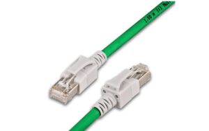 Wirewin Cat.6A LED Patchkabel 5m grün PIMF, S/FTP, 10Gbps, Halogenfrei