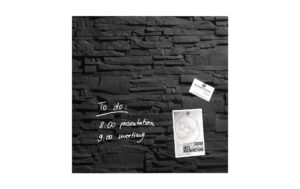 Sigel, Magnethaftendes Glassboard artverum 480x480, Design Schiefer