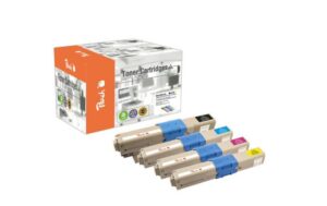 Peach Toner C301/321 Combi Pack bk, c,m,y C301/321, 1x2200 3x1500 Seiten