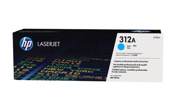 HP Toner 312A - Cyan (CF381A) Seitenkapazität ~ 2'700 Seiten