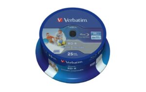 Verbatim BD-R 6x Single Layer 25GB 25-Spind HTL Type bedruckbar