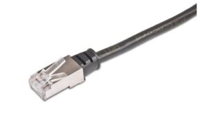 306212 - Mediatech Wirewin Outdoor Patchkabel: 20m, schwarz STP, Cat.5e, AWG26, 1Gbps, PVC, 100% Kupfer