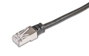 306213 - Mediatech Wirewin Outdoor Patchkabel: 30m, schwarz STP, Cat.5e, AWG26, 1Gbps, PVC, 100% Kupfer