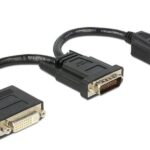Delock DMS-59 zu 1xDVI+91xVGA Adapter, 20cm 