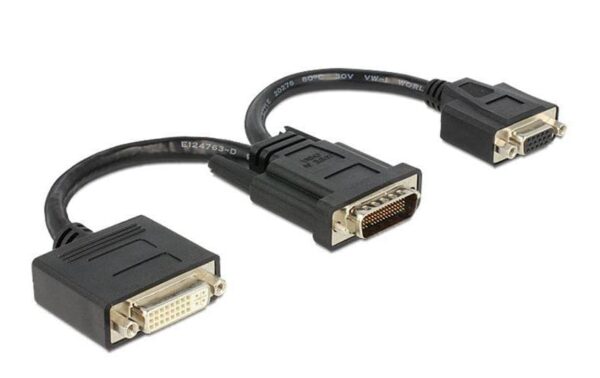 307435 - Mediatech Delock DMS-59 zu 1xDVI+91xVGA Adapter, 20cm kaufen Schweiz | Mediatech.ch