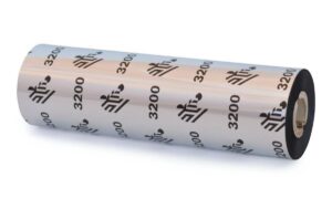 Zebra Farbband für Thermo Transfer, 110mm Premium Wax/Resin (3200), 12.7mm Core, 74m,
