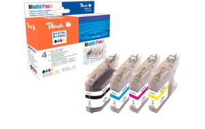 Peach Tinte Brother LC-127XL Combi Pack je 1x bk, c, m, y 1x20+ 3x14ml