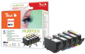Peach Tinte Canon Combi Pack  m. Chip je 1x bk, c, m, y