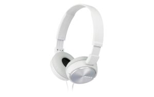 Sony MDR-ZX310APW, aufliegender Kopfhörer weiss, geschlossen, faltbar