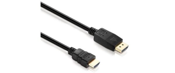 HDGear DisplayPort/HDMI 1080p 3m DisplayPort - HDMI 1080p, Schwarz