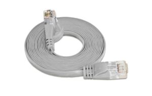 Wirewin Slim Patchkabel: UTP, 0.10m, grau Cat.6, AWG36, Klinkenschutz, Längenaufdruck