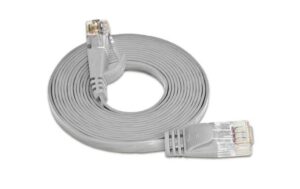 314605 - Mediatech Wirewin Slim Patchkabel: UTP, 2m, grau Cat.6, AWG36, Klinkenschutz, Längenaufdruck