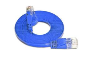 Wirewin Slim Patchkabel: UTP, 0.75m, blau Cat.6, AWG36, Klinkenschutz, Längenaufdruck