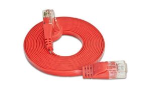 Wirewin Slim Patchkabel: UTP, 1.5m, rot Cat.6, AWG36, Klinkenschutz, Längenaufdruck