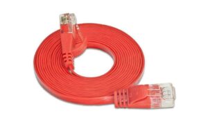 314680 - Mediatech Wirewin Slim Patchkabel: UTP, 15m, rot Cat.6, AWG36, Klinkenschutz, Längenaufdruck