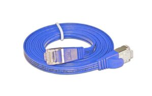 Wirewin Slim Patchkabel: STP, 20m, blau Cat.6, AWG36, Klinkenschutz, Längenaufdruck
