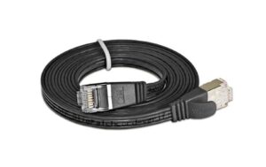 314810 - Mediatech Wirewin Slim Patchkabel: STP, 0.25m,schwarz Cat.6, AWG36, Klinkenschutz, Längenaufdruck