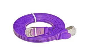 314843 - Mediatech Wirewin Slim Patchkabel: STP, 2m, violett Cat.6, AWG36, Klinkenschutz, Längenaufdruck