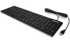 KeySonic Silikon-Tastatur m. USB, IP68