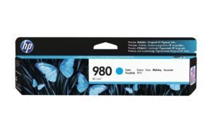 HP Tinte Nr. 980 - Cyan (D8J07A) 86.5ml, Seitenkapazität ~ 6'600 Seiten
