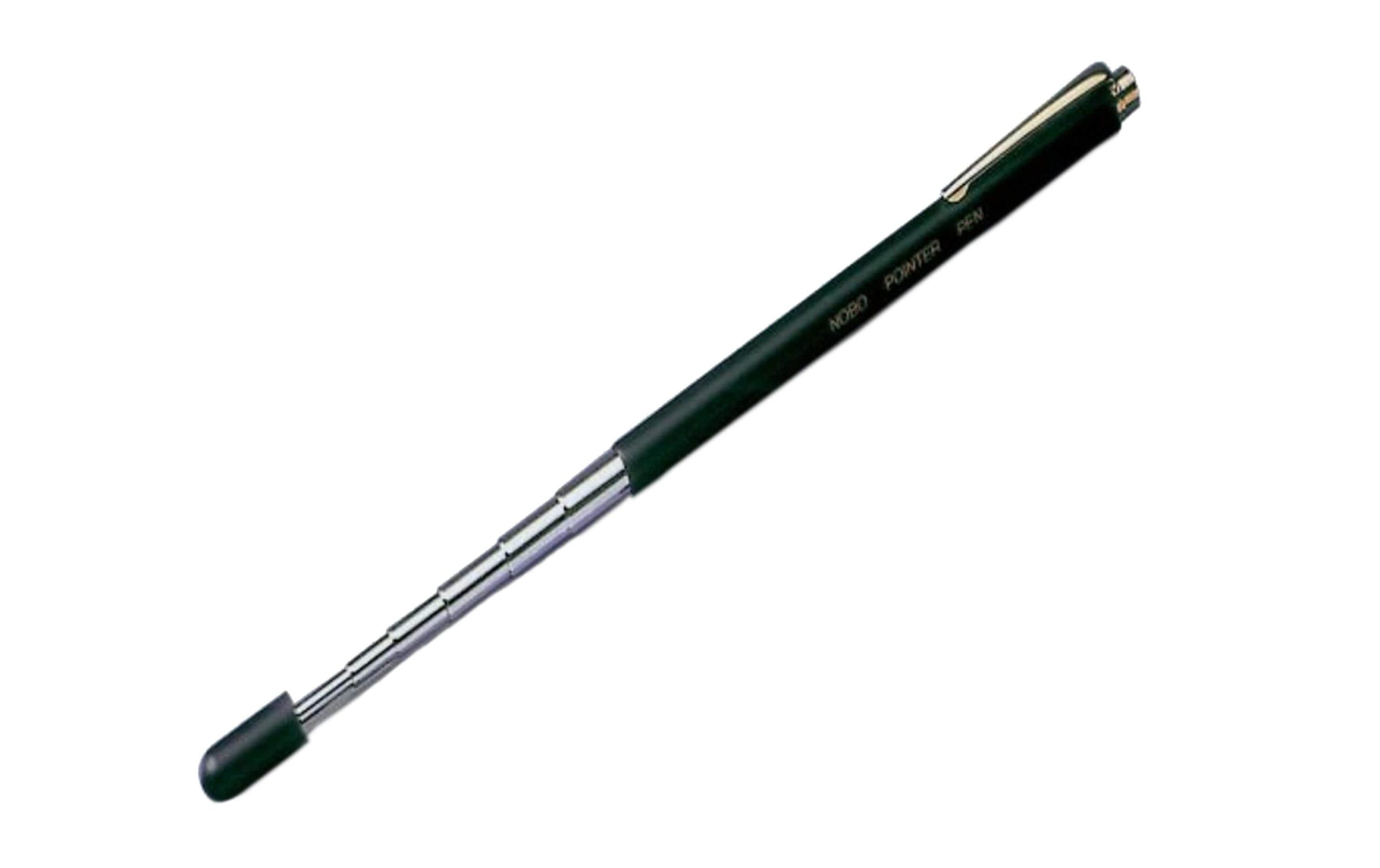 320742 - Mediatech Nobo Teleskopzeigestab Standard schwarz/gold Zeigestab und Kugelschreiber in einem. kaufen | Mediatech.ch