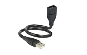 USB2.0-Kabel Shapecable A-A: 0.35m Starres Verlängerungskabel,beliebig formbar