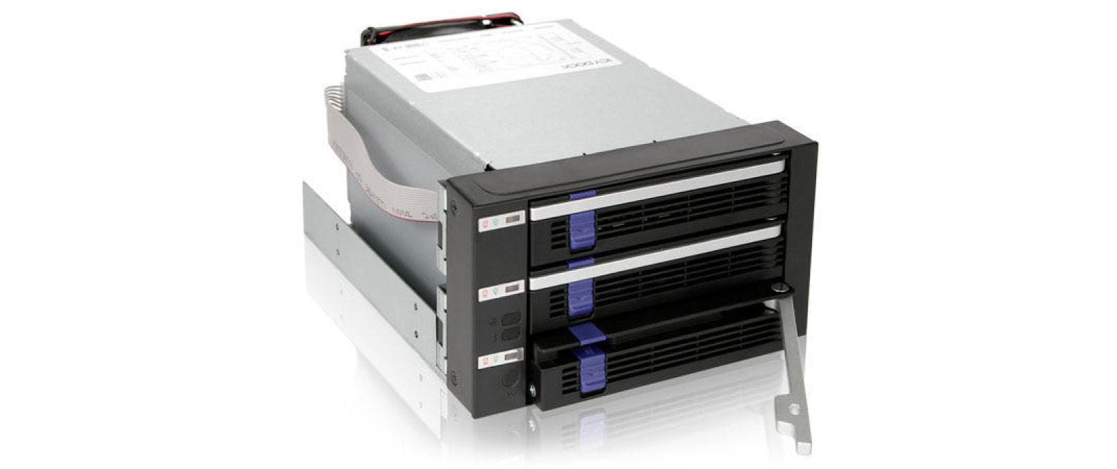 ICY DOCK Backplane 3.5 MB153SP-B Metall-Backplane 2HE, für 3-in-2 SATA-HDD