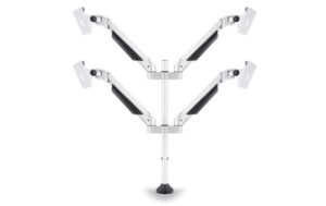 Multibrackets Monitorarm Quad weiss Min. 2 kg — Max. 10 kg Tragkraft pro Screen kaufen Schweiz | Mediatech.ch