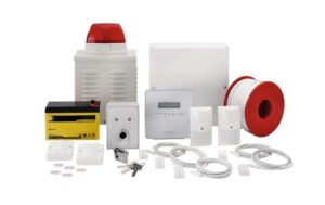 Terxon SX Alarmpaket AZ4301, Alarmanlage Komplettset mit Sirene Profiline