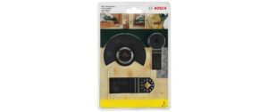 BOSCH Zubehörset Multifunktionswerkzeuge 3-teilig für Holz