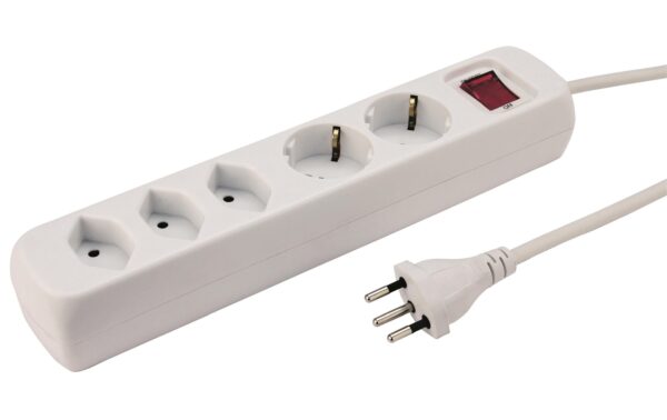 STEFFEN Steckdosenleiste 3xT13, 2x SchuKo 1.5m Kabel, mit Kinderschutz kaufen | Mediatech.ch