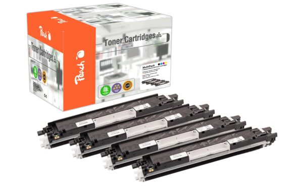 Peach Toner HP CE31A-Serie Multipack 1x bk 1200S je 1x c,m,y 1000S