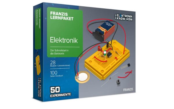 331624 - Mediatech Franzis Lernpaket Elektronik 28 Bauteile, Laborsteckboard kaufen Schweiz | Mediatech.ch